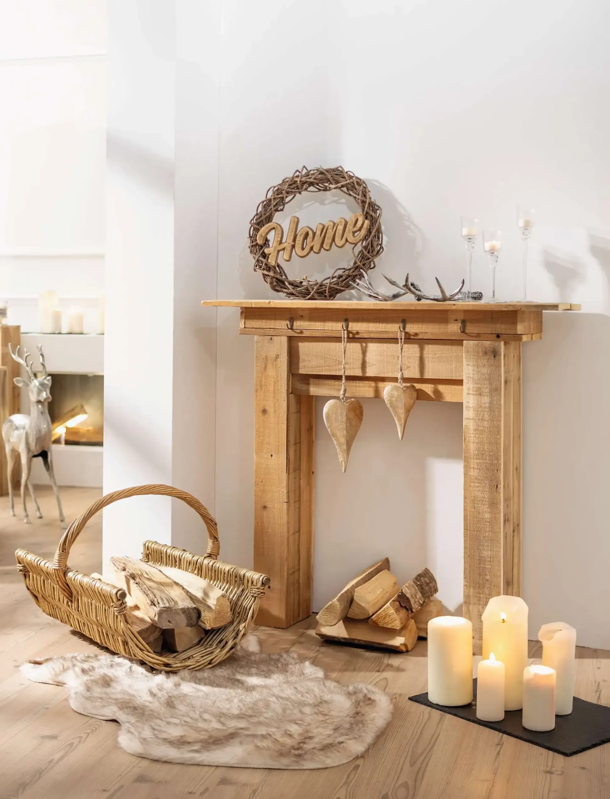 Chalet & Hütte|Holzkörbe & Holzständer|Frank Handels GmbH & Co. KG Holzkorb "Trend-Weide"