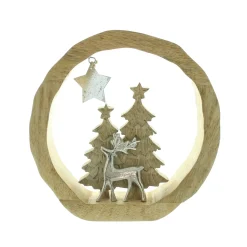 Weihnachtliche Dekoringe|Weihnachtliche Kränze|Frank Handels GmbH & Co. KG Holz-Kranz 
