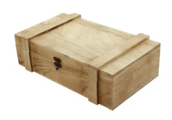Kisten & Dekoboxen|Truhen|Frank Handels GmbH & Co. KG Holztruhe "Rustikal", für 2 Flaschen