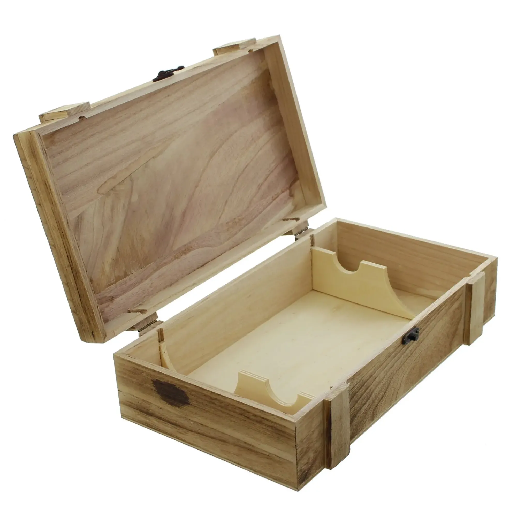 Kisten & Dekoboxen|Truhen|Frank Handels GmbH & Co. KG Holztruhe "Rustikal", für 2 Flaschen