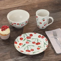 Geschirr|Küche|Frank Handels GmbH & Co. KG Kaffeebecher "Kirschgenuss", 2er Set