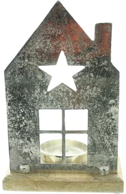 Weihnachtslichter|Frank Handels GmbH & Co. KG Kerzenhalter "Haus"