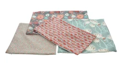 Kissenhüllen|Frank Handels GmbH & Co. KG Kissenhülle "Floral", 4er Set
