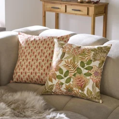 Home&Living - Herbst|Home&Living - Textilien|Frank Handels GmbH & Co. KG Kissenhülle "Floral", 2er Set