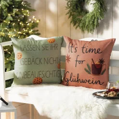 Home&Living - Weihnachten|Home&Living - Textilien|Frank Handels GmbH & Co. KG Kissenhülle 
