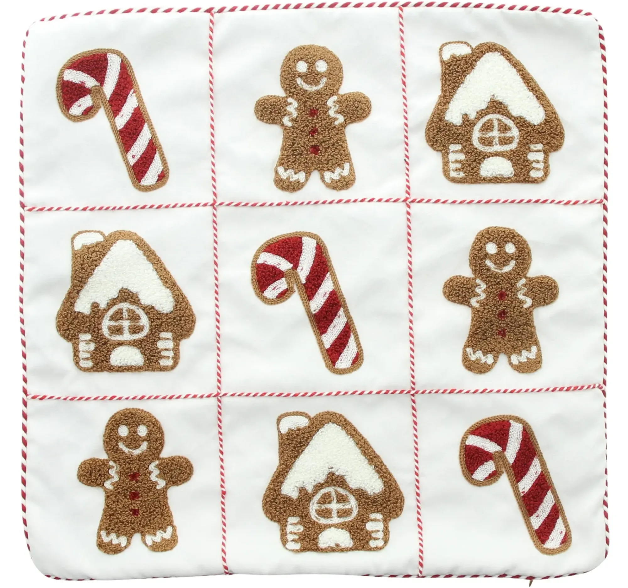 Weihnachtliche Kissen & Kissenhüllen|Frank Handels GmbH & Co. KG Kissenhülle "Lebkuchen XXO"