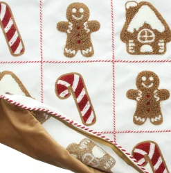 Weihnachtliche Kissen & Kissenhüllen|Frank Handels GmbH & Co. KG Kissenhülle "Lebkuchen XXO"