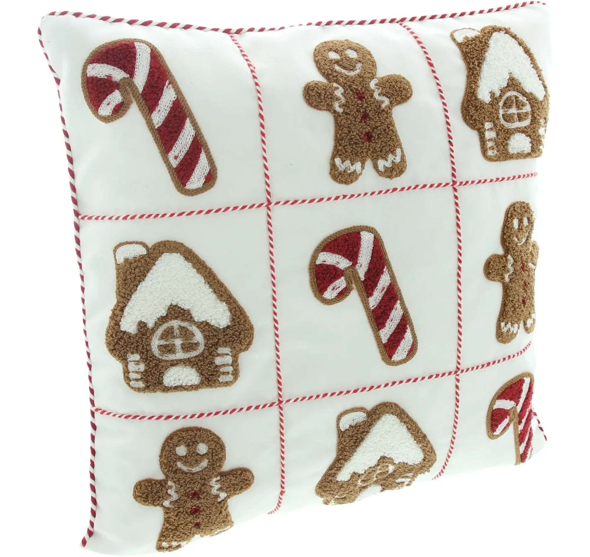 Weihnachtliche Kissen & Kissenhüllen|Frank Handels GmbH & Co. KG Kissenhülle "Lebkuchen XXO"