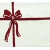 Weihnachtliche Kissen & Kissenhüllen|Frank Handels GmbH & Co. KG Kissenhülle "Rote Schleife"