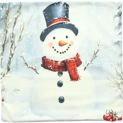 Weihnachtliche Kissen & Kissenhüllen|Frank Handels GmbH & Co. KG Kissenhülle "Schneemann"