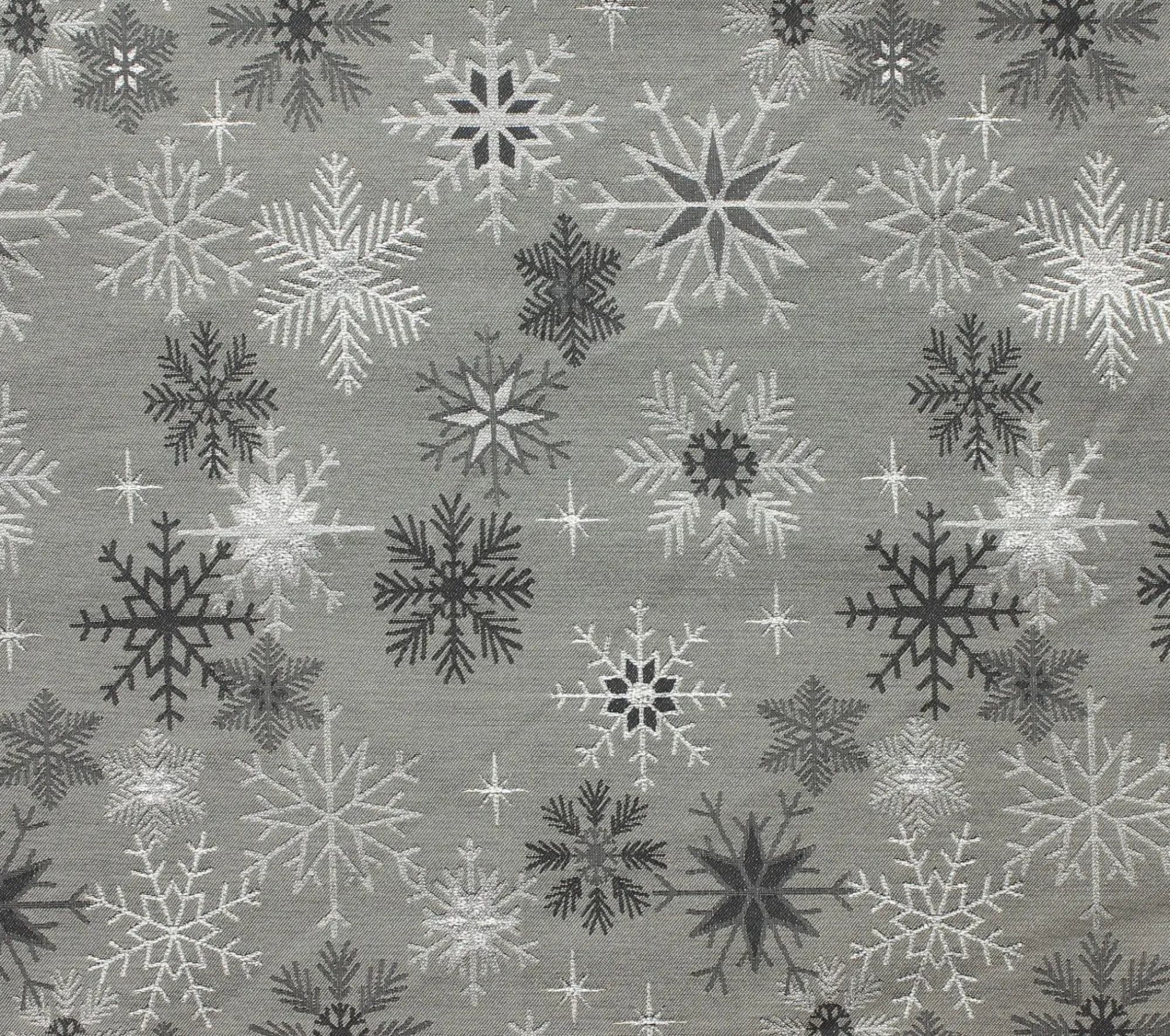 Weihnachtliche Kissen & Kissenhüllen|Frank Handels GmbH & Co. KG Kissenhülle "Shiny Snowflakes", 2er Set