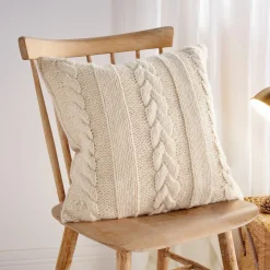 Herbstliche Kissen & Kissenhüllen|Weihnachtliche Kissen & Kissenhüllen|Frank Handels GmbH & Co. KG Kissenhülle "Strickmuster"