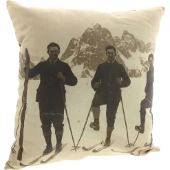 Home&Living - Textilien|Frank Handels GmbH & Co. KG Kissenhülle "Vintage Skiing"