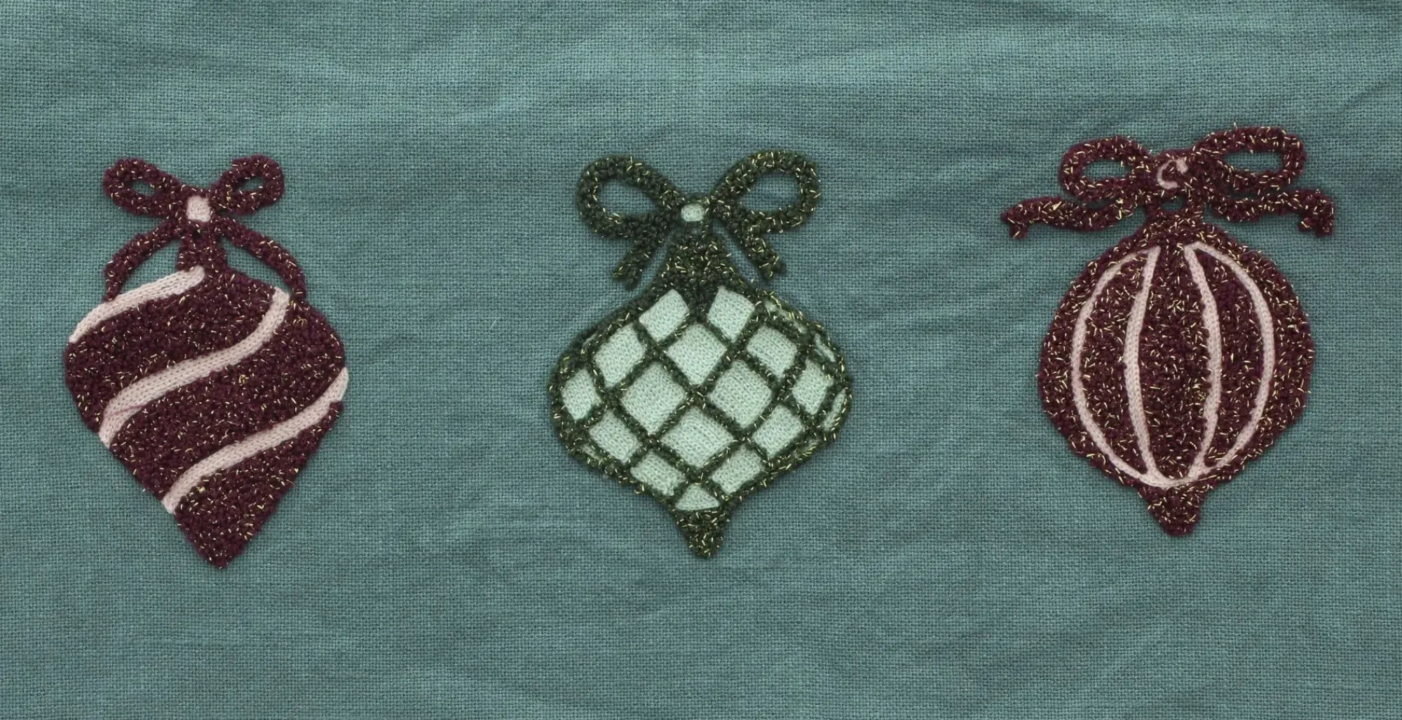 Weihnachtliche Kissen & Kissenhüllen|Frank Handels GmbH & Co. KG Kissenhülle "Weihnachtsschmuck"