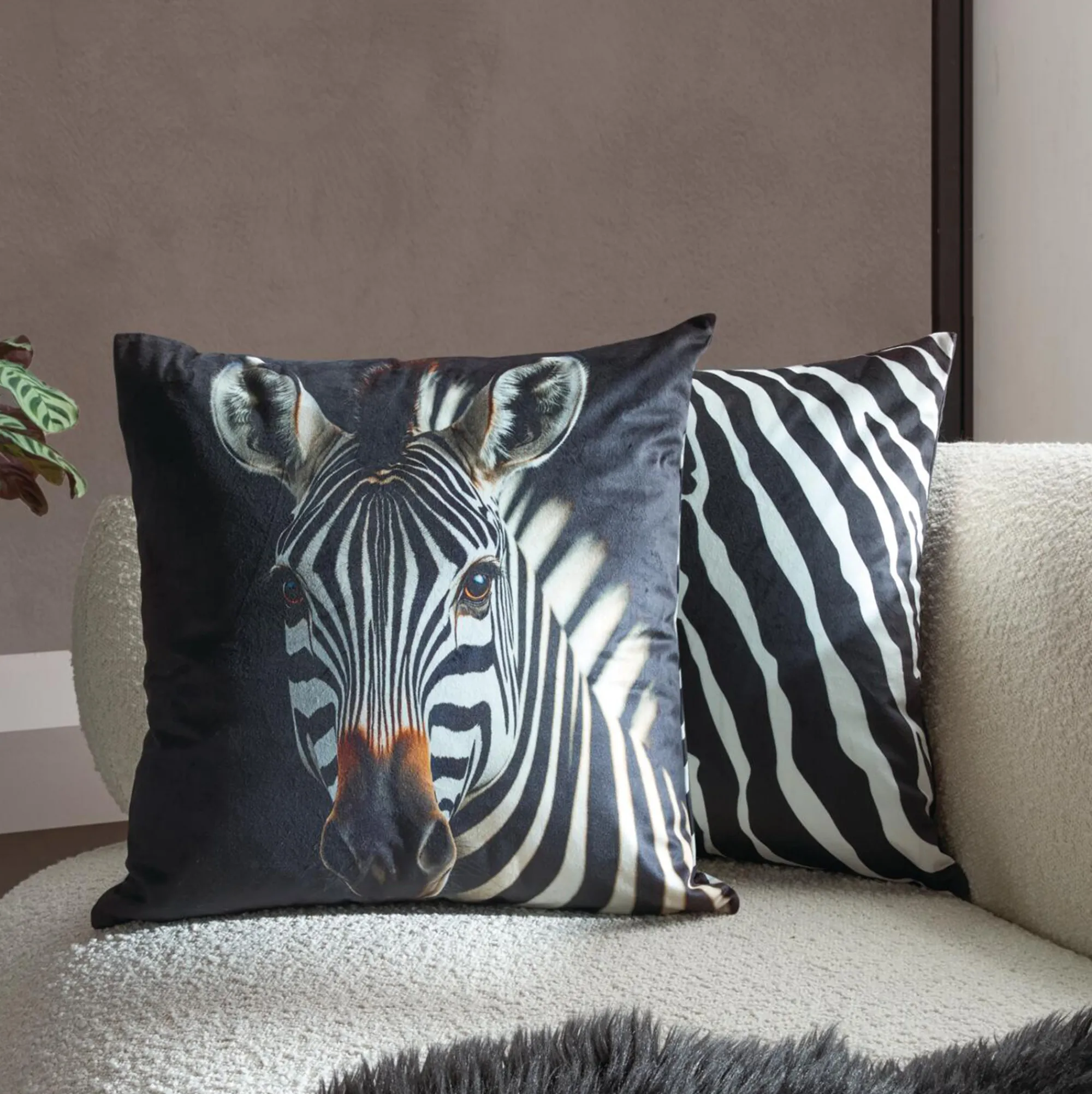 Home&Living - Textilien|Frank Handels GmbH & Co. KG Kissenhülle "Zebra"