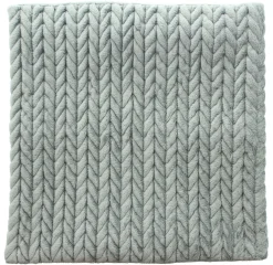 Weihnachtliche Kissen & Kissenhüllen|Kissenhüllen|Frank Handels GmbH & Co. KG Kissenhülle "Zopfmuster", grau
