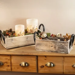 Herbstliche Dekoschalen|Kisten & Dekoboxen|Frank Handels GmbH & Co. KG Kiste