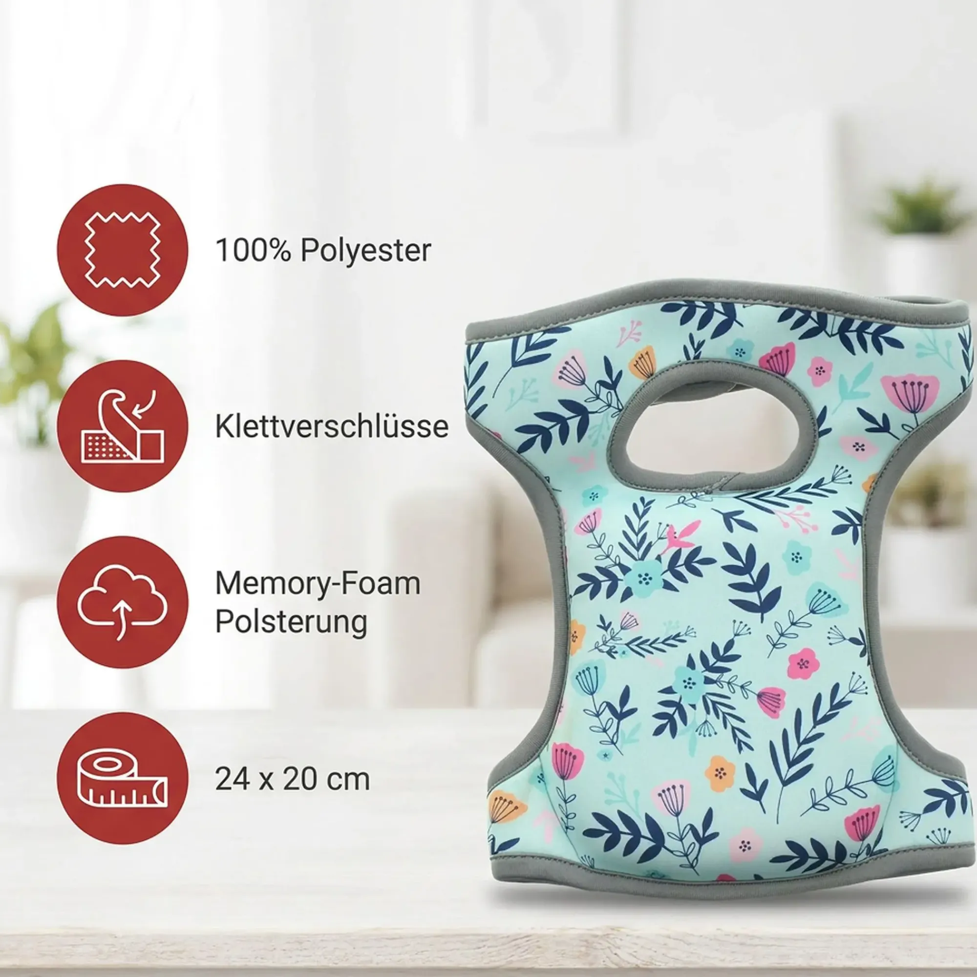 Gartendeko|Beetbegrenzung & Zäune|Frank Handels GmbH & Co. KG Knieschoner "Floral", 2er Set