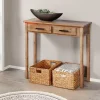 Wohnzimmer|Flur|Frank Handels GmbH & Co. KG Konsolentisch "Natur"