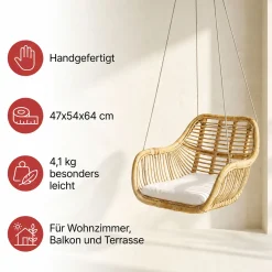 Sessel & Stühle|Flechtmöbel|Frank Handels GmbH & Co. KG Korbhängesessel 