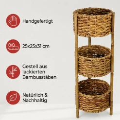 Regale|Küche|Frank Handels GmbH & Co. KG Korbregal "Wasserhyazinthe"