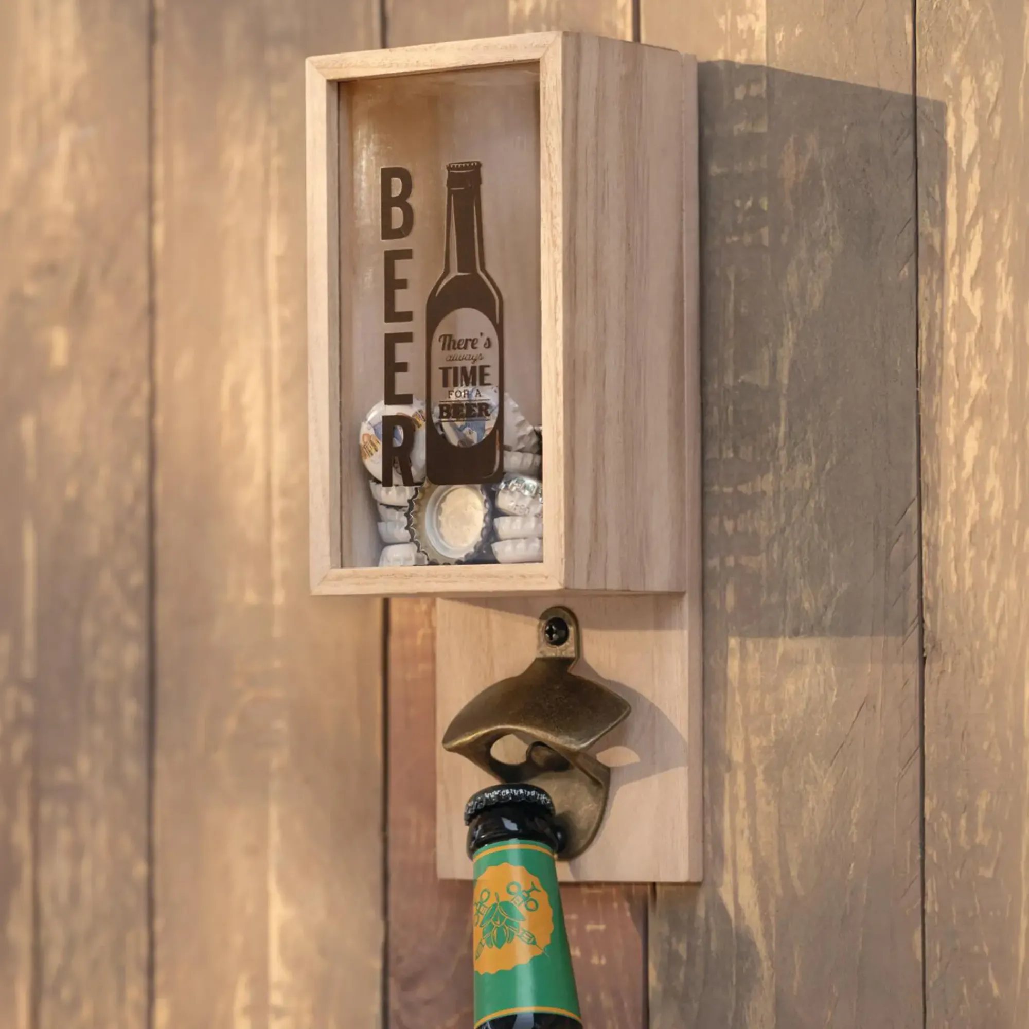 Küche|Wanddeko|Frank Handels GmbH & Co. KG Korkensammler "Bieröffner"