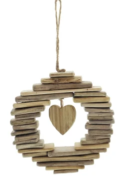 Kränze|Dekohänger|Frank Handels GmbH & Co. KG Kranz "Wooden-Heart"