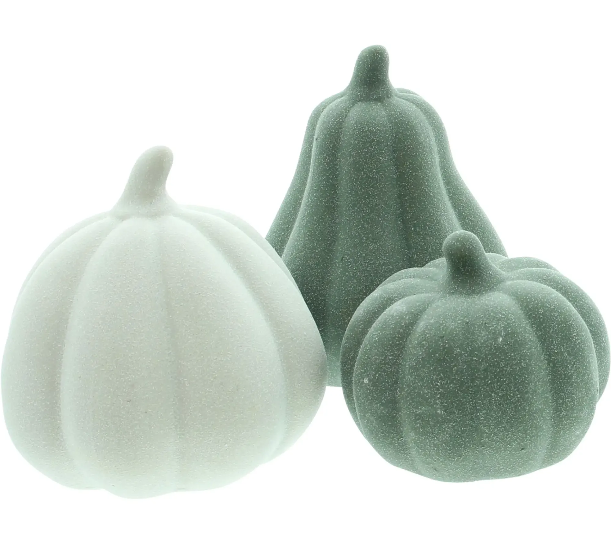 Dekokürbisse|Frank Handels GmbH & Co. KG Kürbis "Green Shades", 3er Set