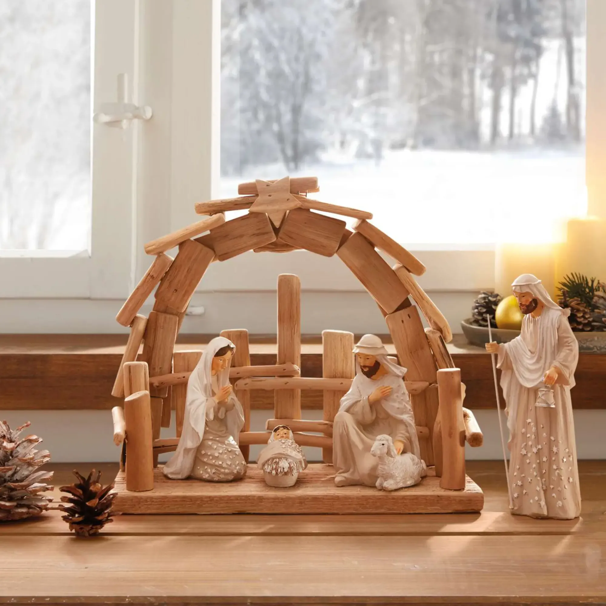 Krippen & Krippenfiguren|Frank Handels GmbH & Co. KG Krippe "Natur"