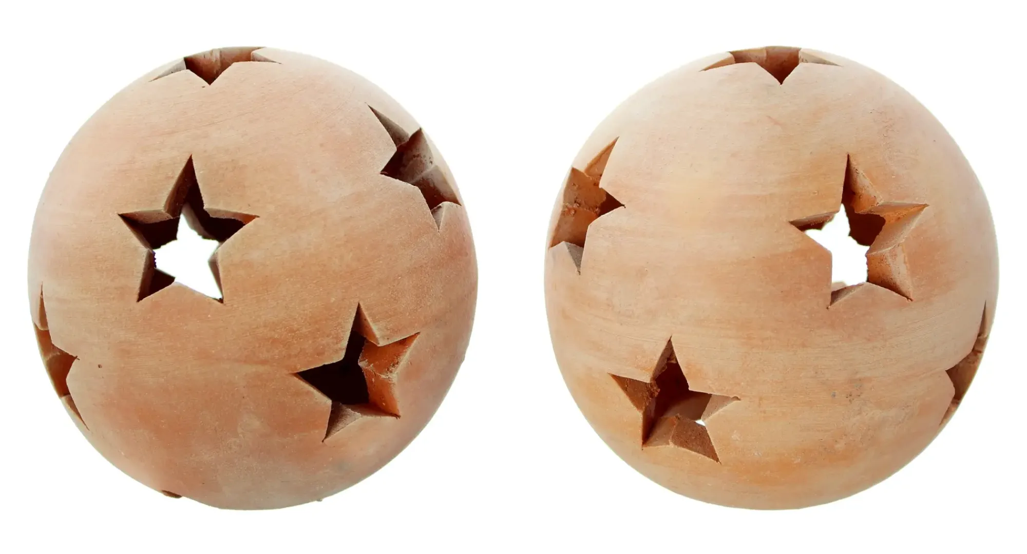 Weihnachtliche Dekokugeln|Weihnachtliche Gartendeko|Frank Handels GmbH & Co. KG Kugel "Sterne", klein, 2er Set