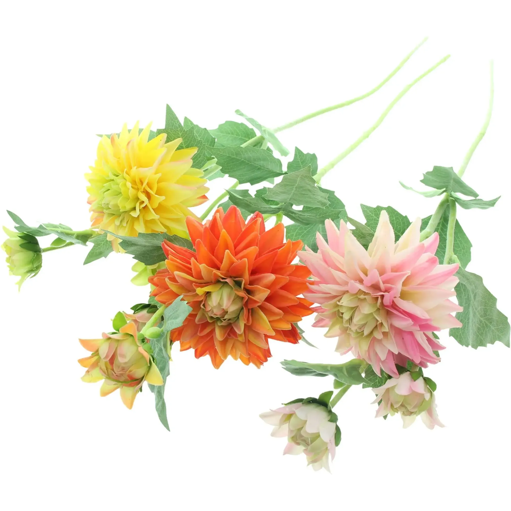 Kunstpflanzen|Frank Handels GmbH & Co. KG Kunstblume "Dahlien", 3er Set