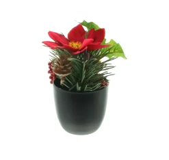Gestecke|Frank Handels GmbH & Co. KG Kunstblumen-Arrangement "Weihnachtsstern"