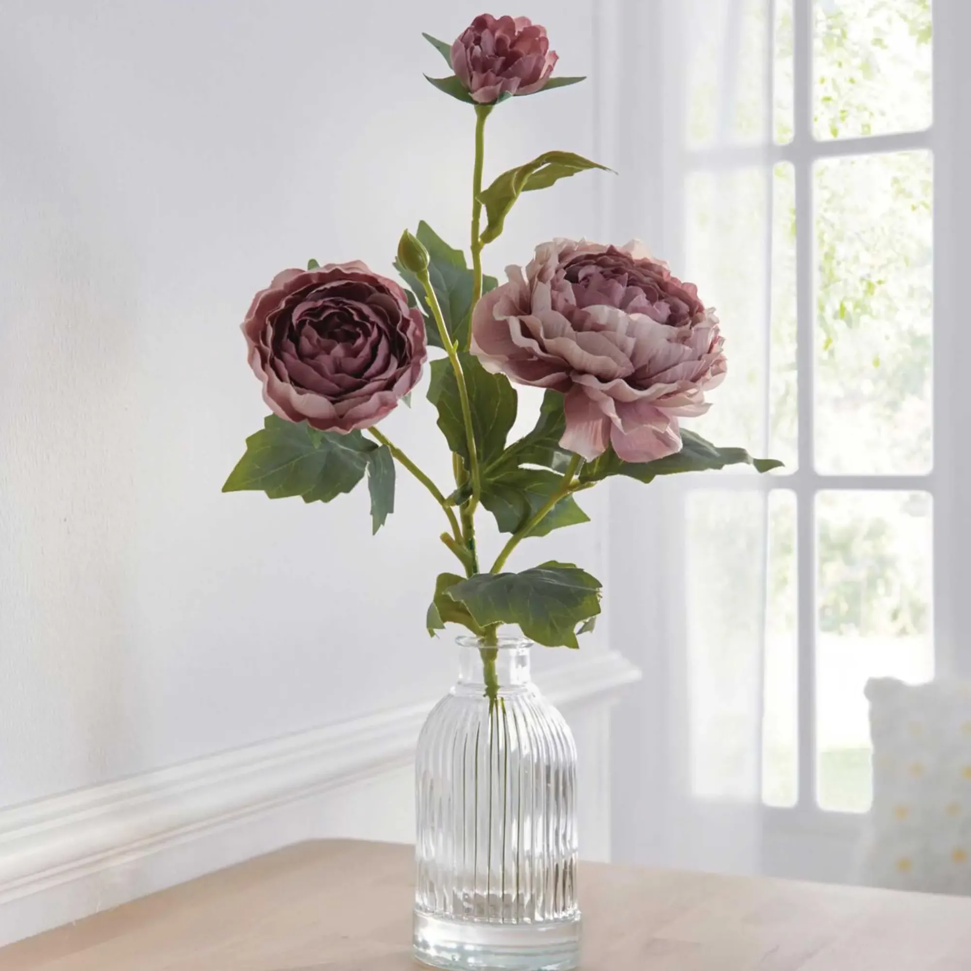 Kunstpflanzen|Frank Handels GmbH & Co. KG Kunstblume "Pfingstrosen" in Vase