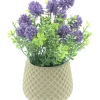 Kunstpflanzen|Frank Handels GmbH & Co. KG Kunstblume "Purple" im Topf