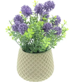 Kunstpflanzen|Frank Handels GmbH & Co. KG Kunstblume "Purple" im Topf