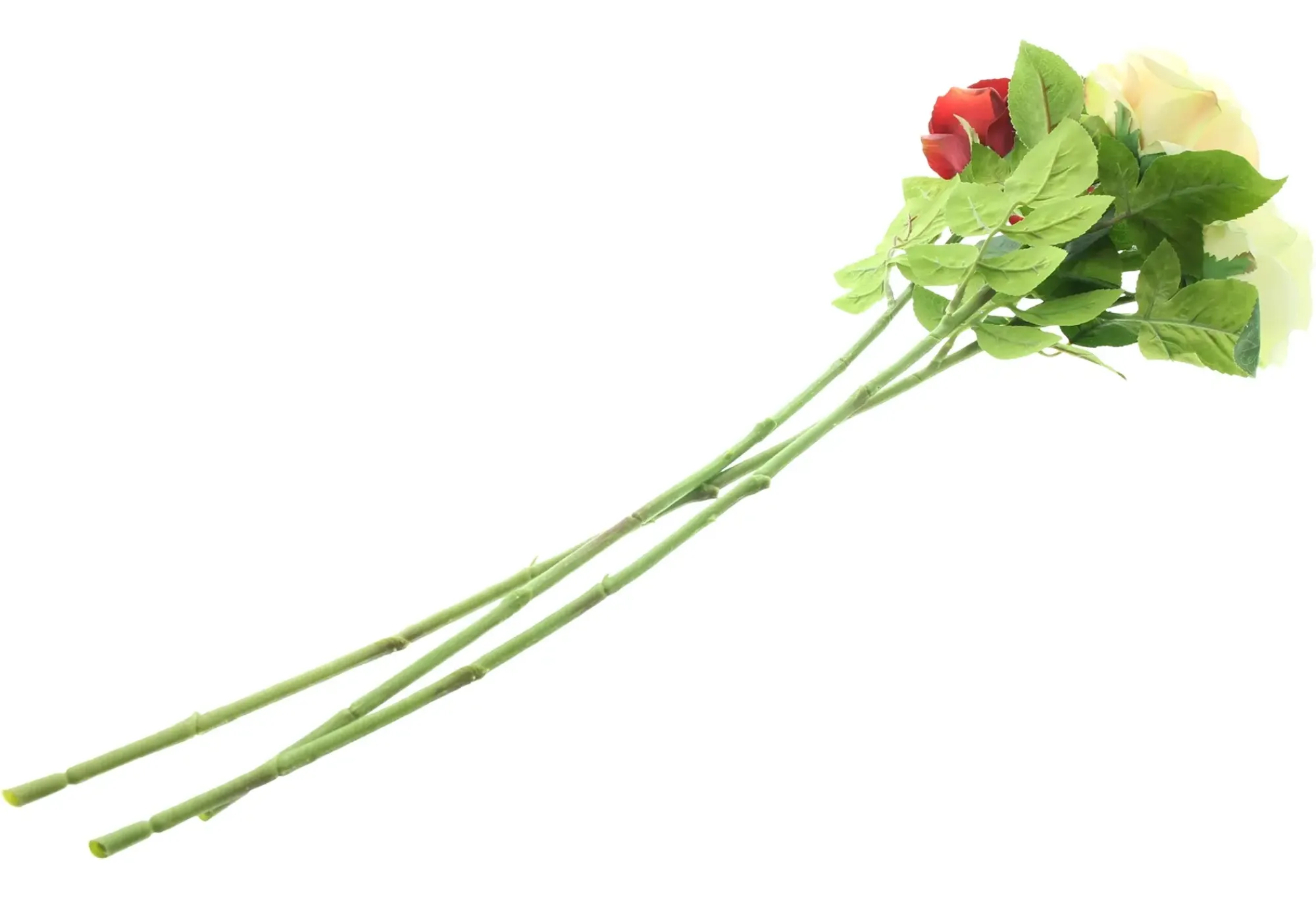 Kunstpflanzen|Frank Handels GmbH & Co. KG Kunstblume "Rosen", 3er Set