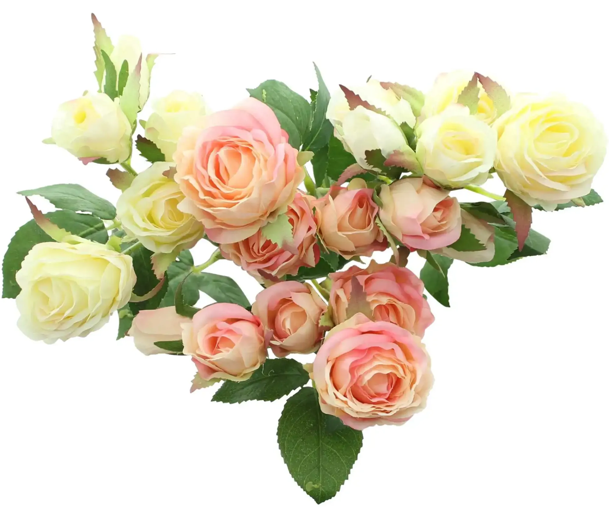 Kunstpflanzen|Frank Handels GmbH & Co. KG Kunstblume "Rosenliebe", 4er Set