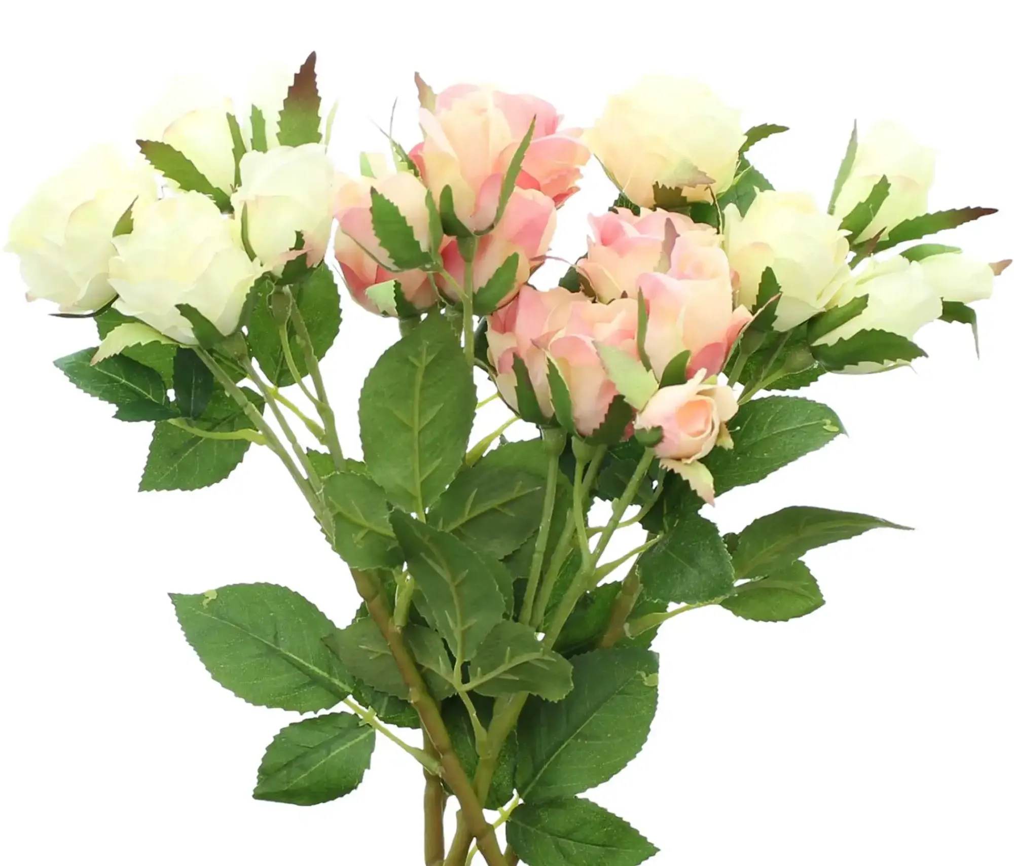 Kunstpflanzen|Frank Handels GmbH & Co. KG Kunstblume "Rosenliebe", 4er Set
