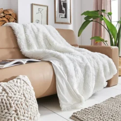 Felle & Kunstfelle|Weihnachtliche Kuscheldecken|Frank Handels GmbH & Co. KG Kunstfelldecke 