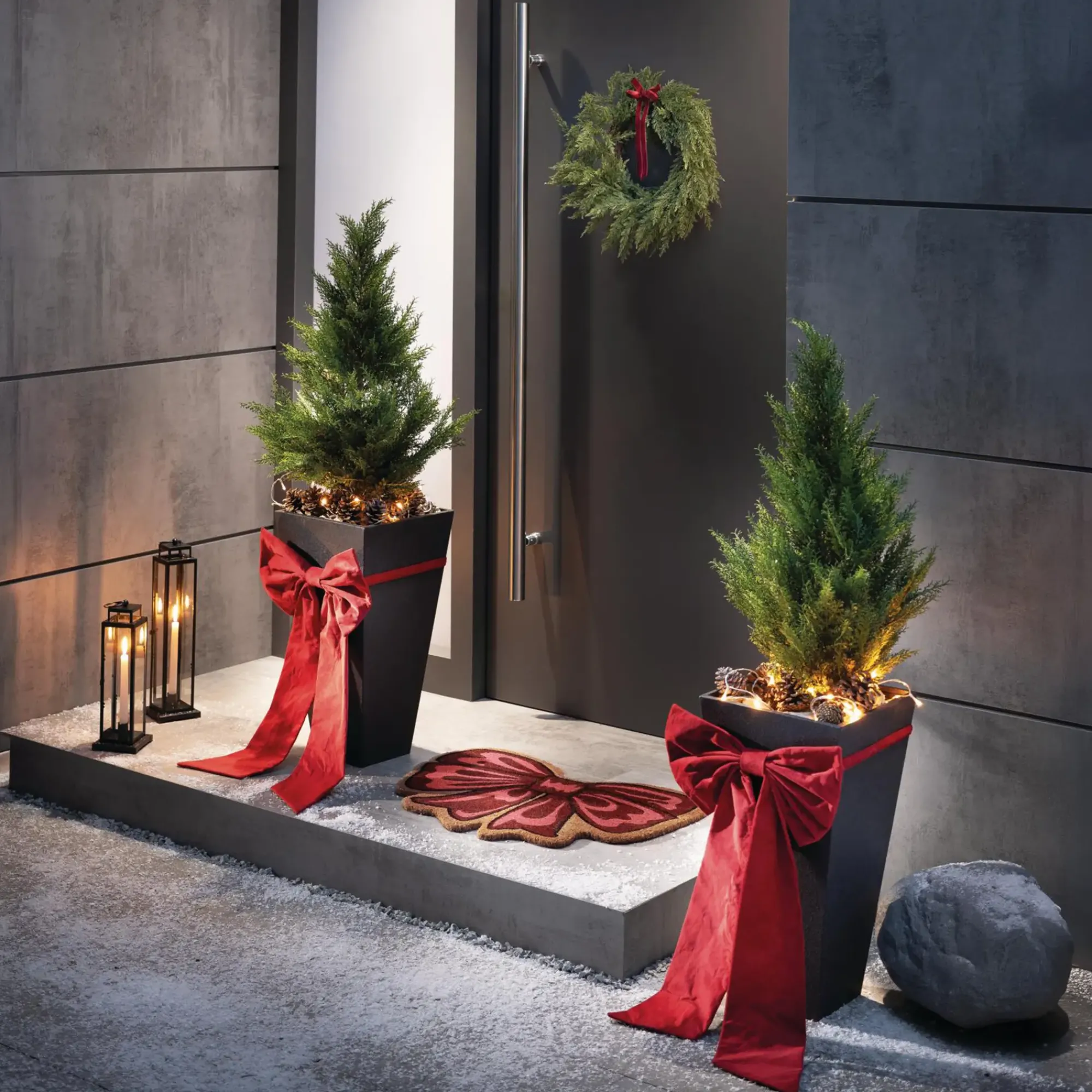 Zubehör Für Adventskränze|Weihnachtliche Gartendeko|Frank Handels GmbH & Co. KG Kunstpflanze "Konifere"