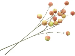 Kunstpflanzen|Herbstkränze & -Gestecke|Frank Handels GmbH & Co. KG Kunstzweig "Apfel", 2er Set