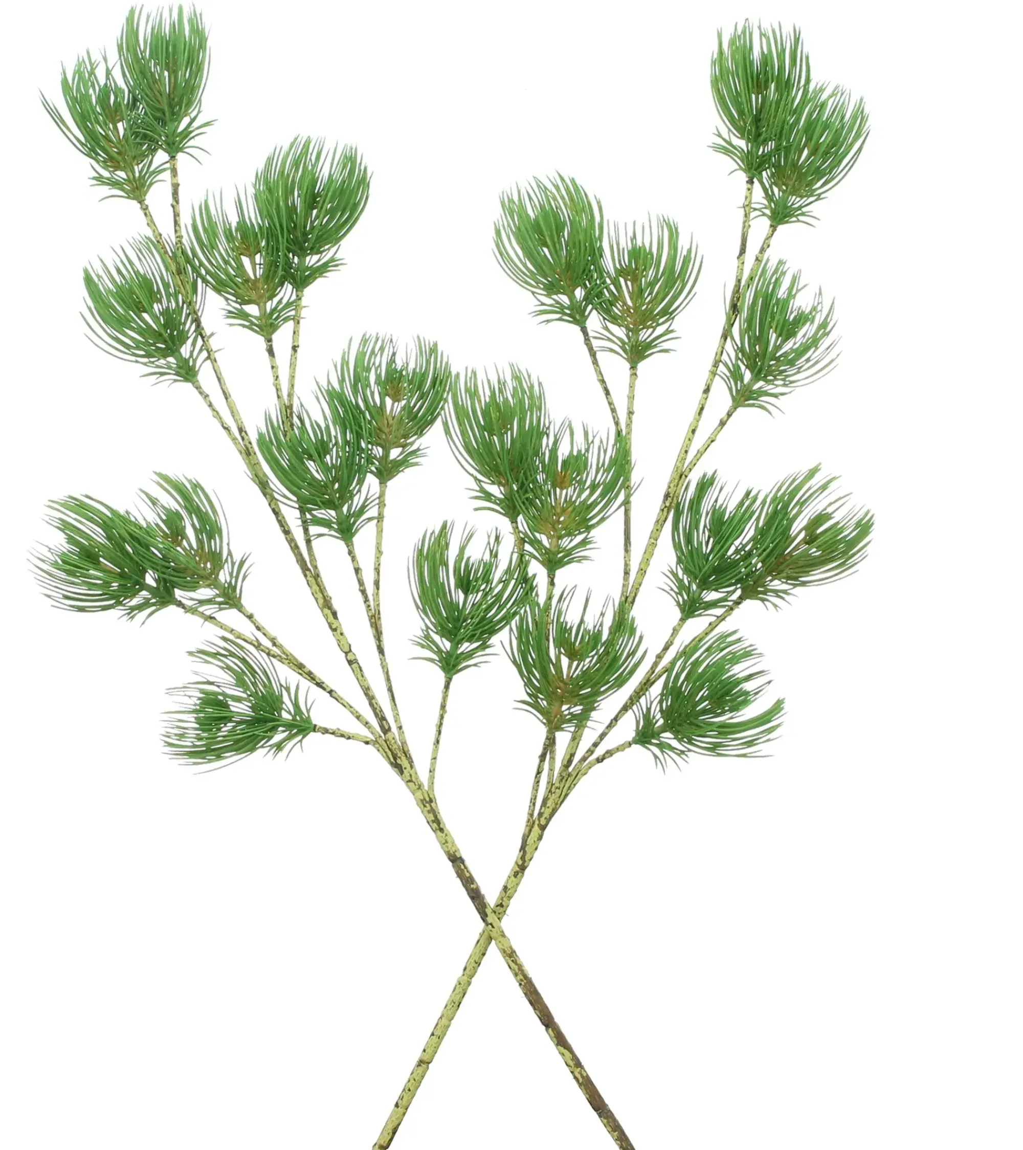 Zubehör Für Adventskränze|Kunstpflanzen|Frank Handels GmbH & Co. KG Kunstzweig "Pinie", 2er Set