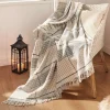 Weihnachtliche Kuscheldecken|Decken & Kuscheldecken|Frank Handels GmbH & Co. KG Kuscheldecke "Fringes"