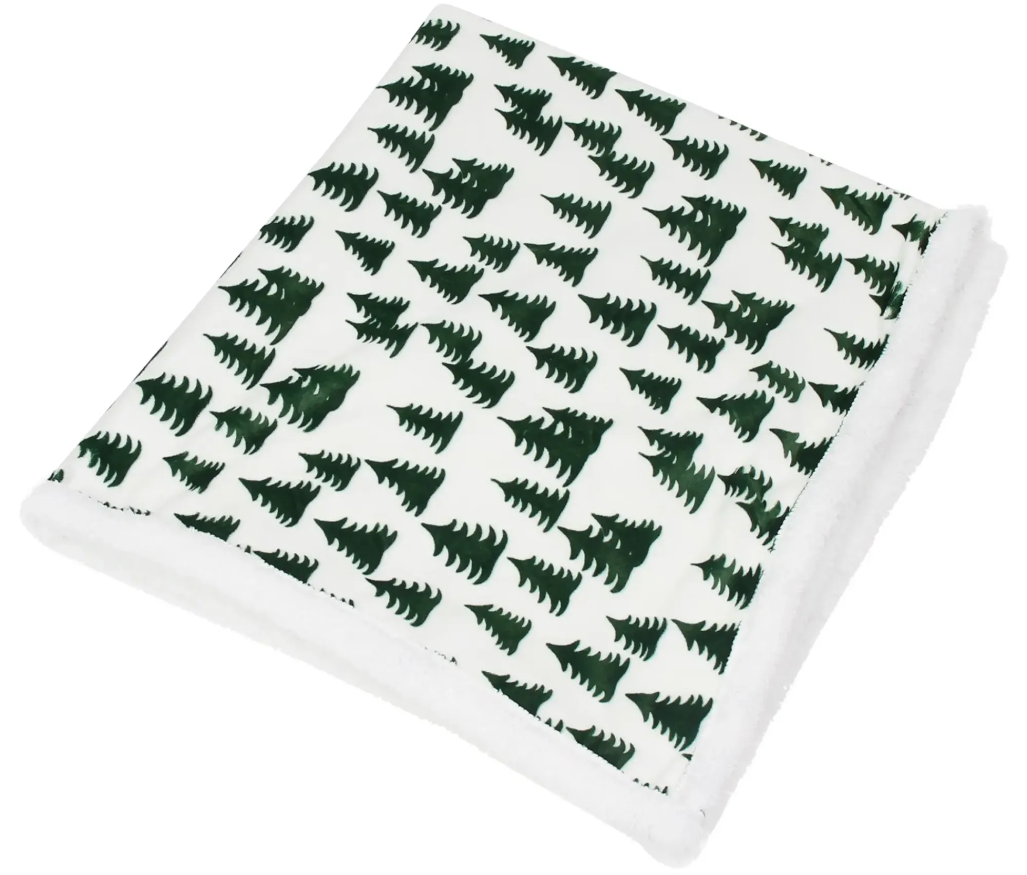 Weihnachtliche Kuscheldecken|Frank Handels GmbH & Co. KG Kuscheldecke "Tannenwald"