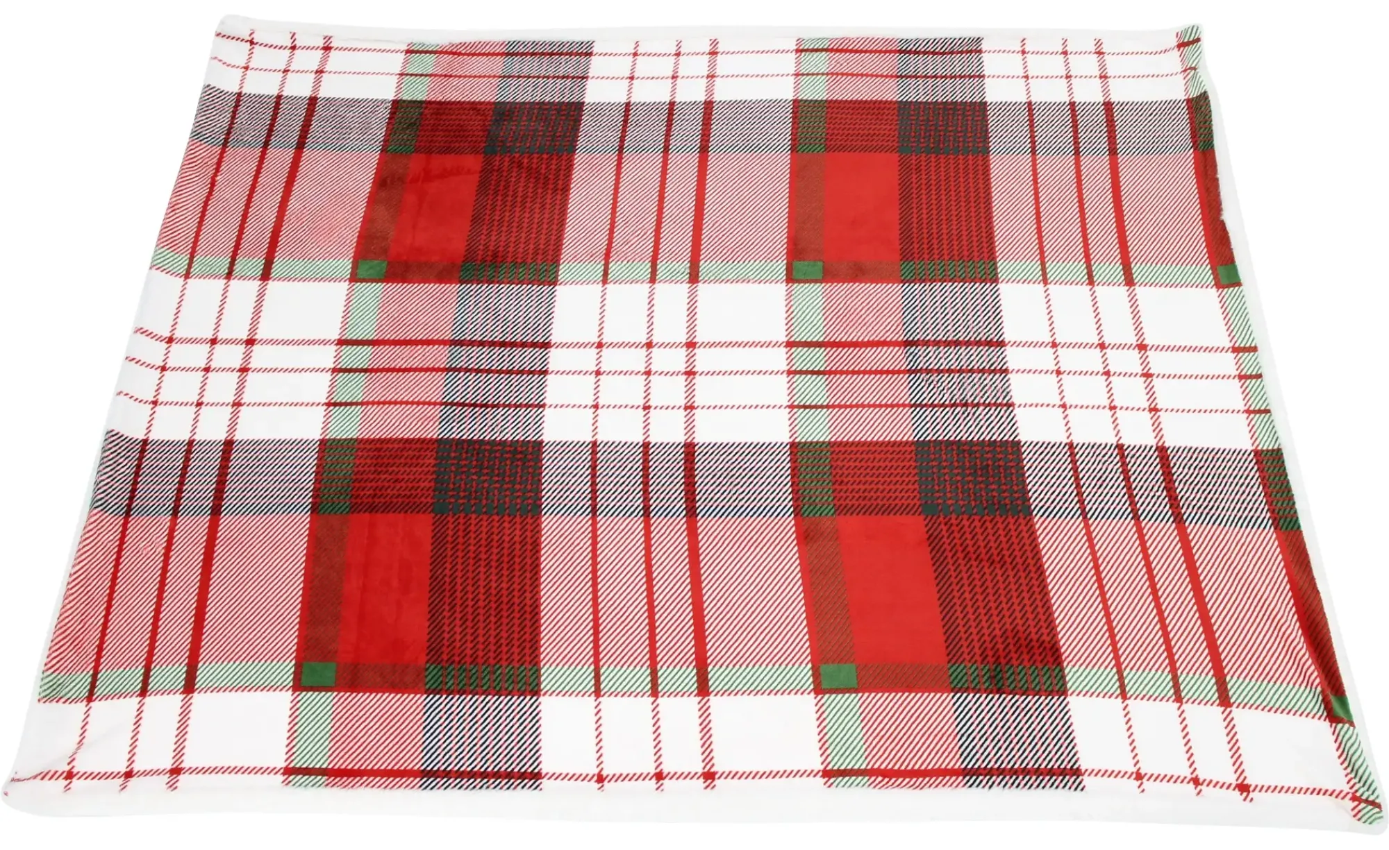 Weihnachtliche Kuscheldecken|Decken & Kuscheldecken|Frank Handels GmbH & Co. KG Kuscheldecke "Weihnachtskaro"