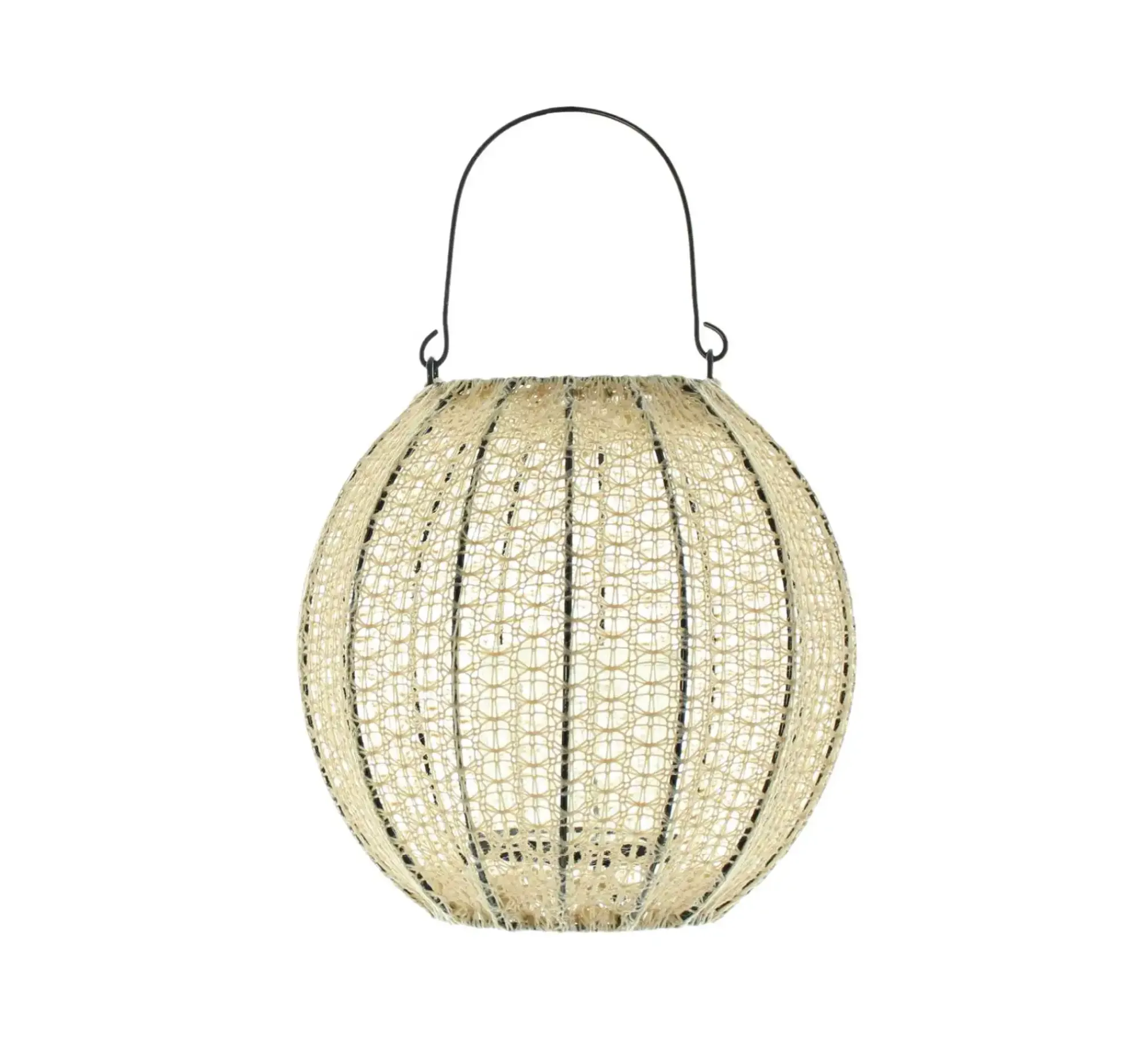 Laternen|Herbstlichter|Frank Handels GmbH & Co. KG Laterne "Webart", beige