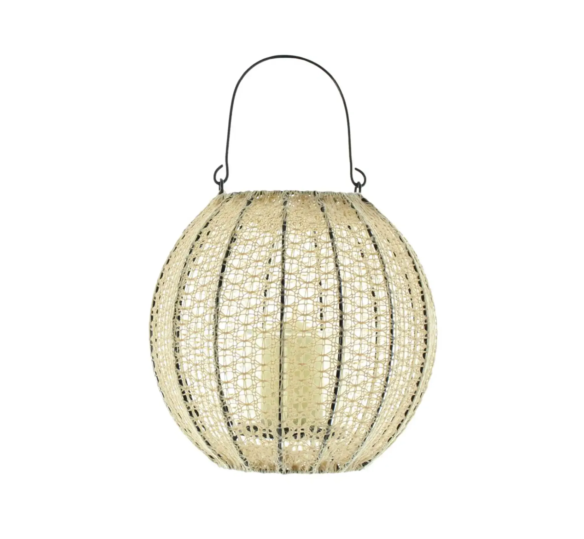 Laternen|Herbstlichter|Frank Handels GmbH & Co. KG Laterne "Webart", beige