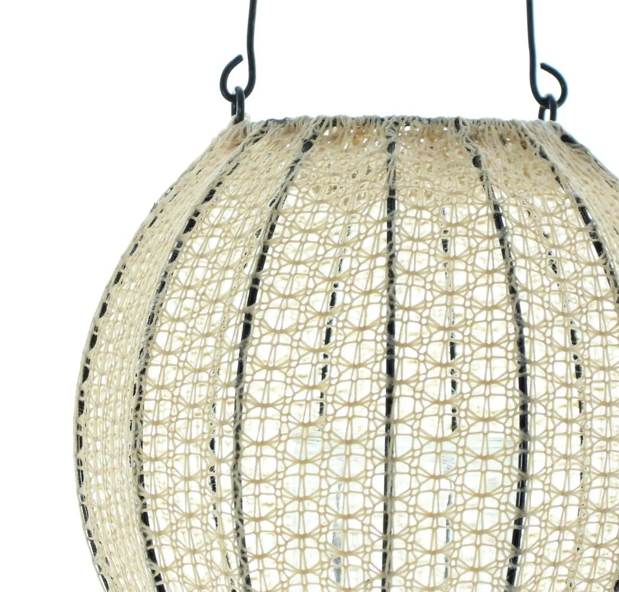 Laternen|Herbstlichter|Frank Handels GmbH & Co. KG Laterne "Webart", beige