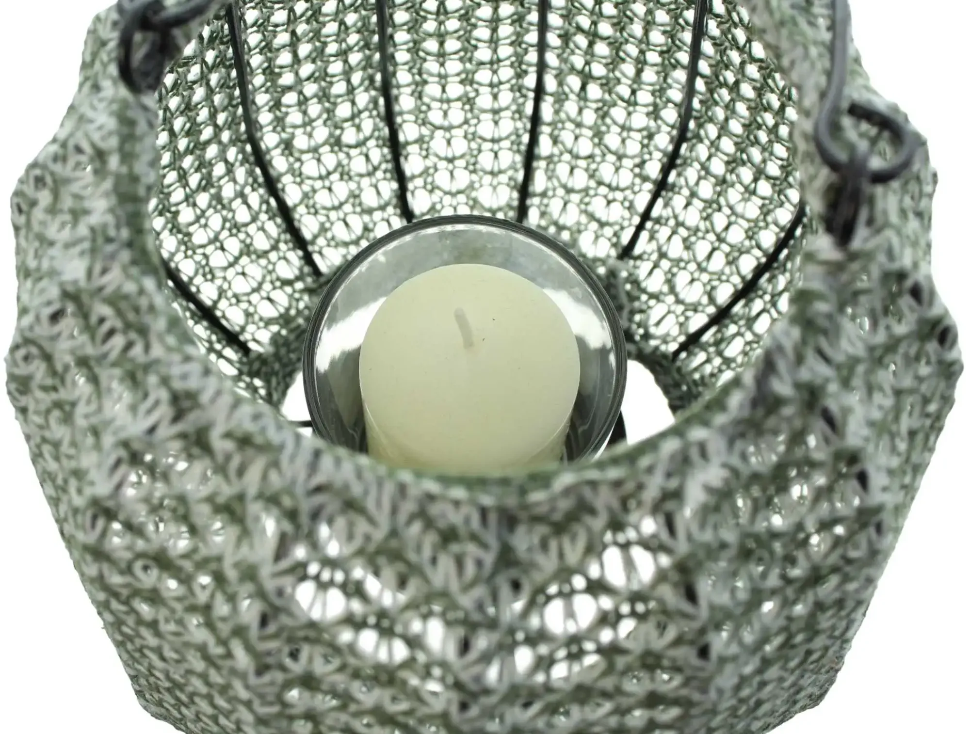 Laternen|Herbstlichter|Frank Handels GmbH & Co. KG Laterne "Webart", grün