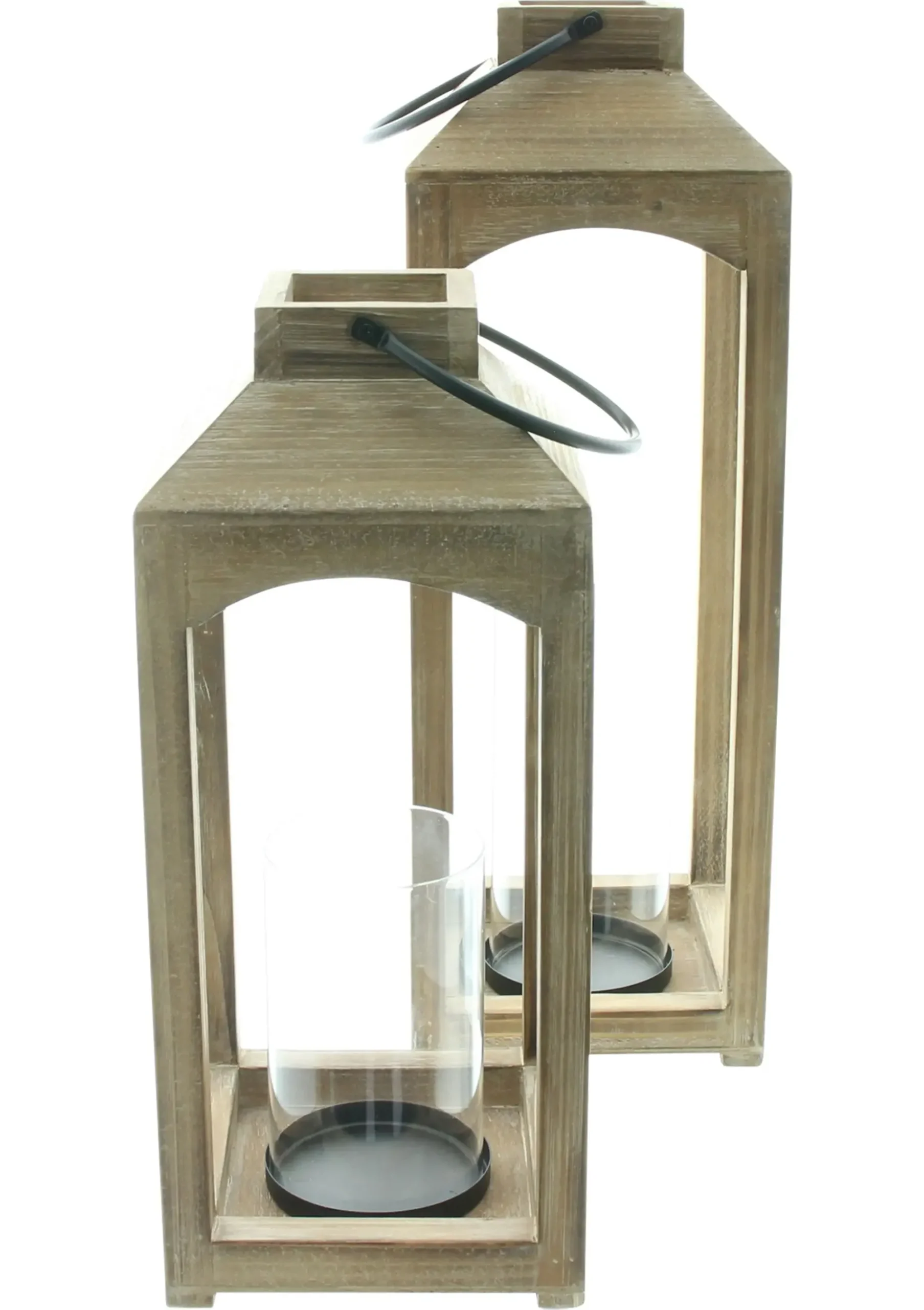 Laternen|Herbstlichter|Frank Handels GmbH & Co. KG Laterne "Wood", 2er Set